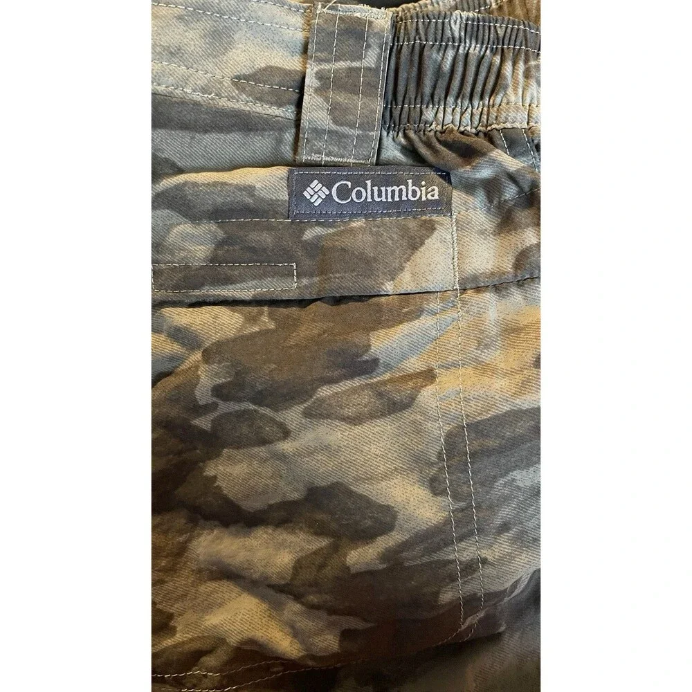 NWOT COLUMBIA Omni Shade Smith Creek Printed Pants Camo Mens 36x32 Gorpcore